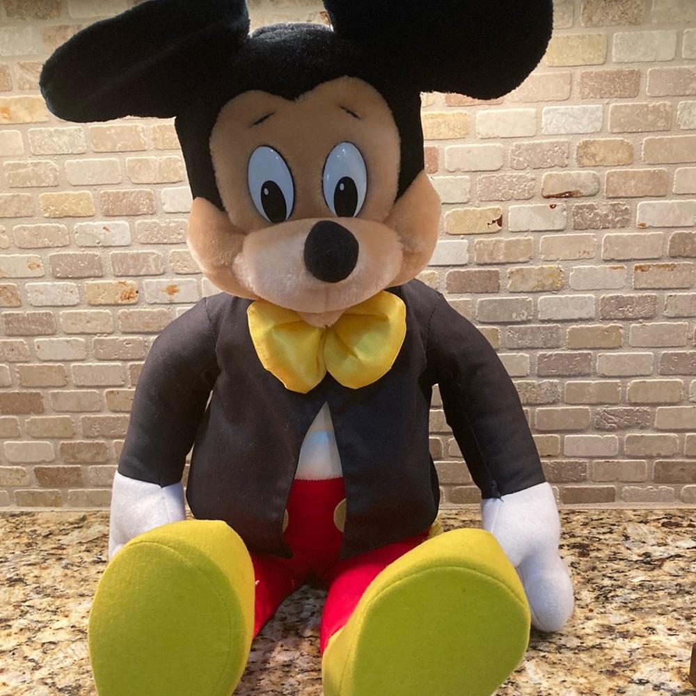 Vintage 1990s Mickey Mouse Plush